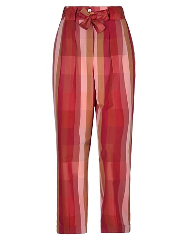 BEATRICE .B Casual trouser Garnet 72% Cotton, 28% Silk