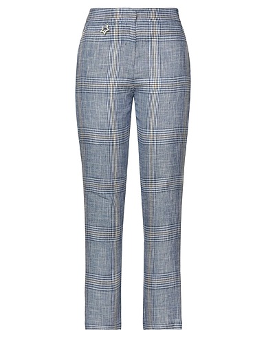 LORENA ANTONIAZZI Pantalone Blu 100% Lino