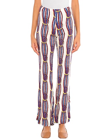 JUCCA Casual trouser Ivory 100% Viscose