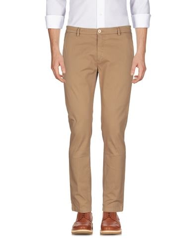 Shop Yan Simmon Man Pants Sand Size 40 Cotton, Elastane In Beige