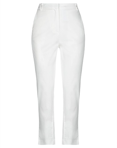 BALLANTYNE Casual trouser White 95% Cotton, 5% Elastane