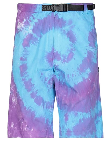 LIFE SUX Shorts & Bermuda Purple 100% Cotton