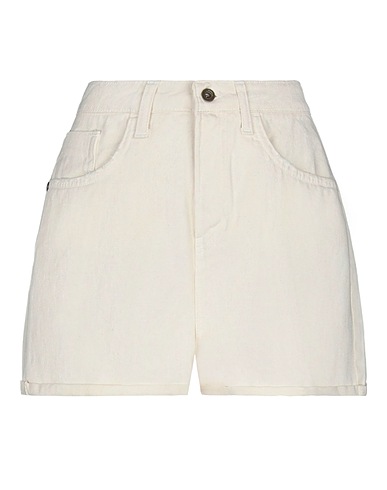 MERCI ITALIA Shorts & Bermuda Ivory 100% Cotton