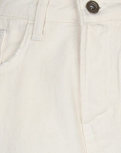 Merci .., Woman Shorts & Bermuda Shorts Ivory Size 26 Cotton In White