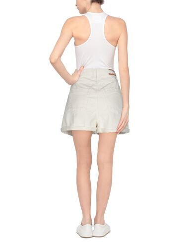 Merci .., Woman Shorts & Bermuda Shorts Ivory Size 26 Cotton In White