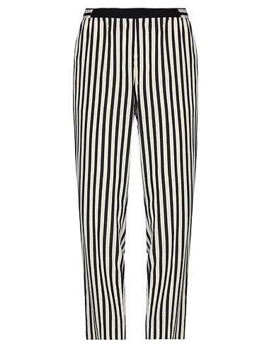 NEW YORK INDUSTRIE Casual trouser Black 72% Viscose, 20% Polyamide, 8% Cotton