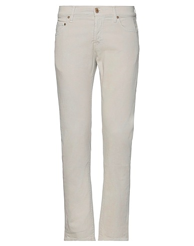 TRUE NYC® BOTTOMWEAR Light grey 92% Cotton, 6% Elastomultiester, 2% Elastane