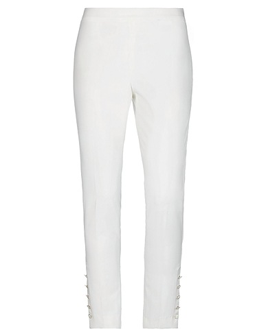 LIU •JO Casual trouser Ivory 88% Polyester, 12% Elastane
