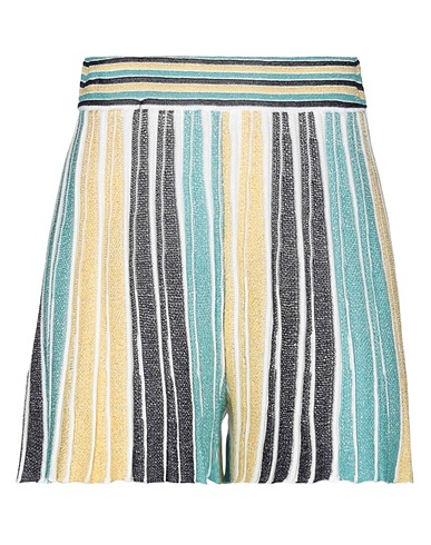 JIJIL Shorts & Bermuda Turchese 30% Acrilico, 30% Cotone, 28% Viscosa, 6% Poliestere metallizzato, 6% Poliestere