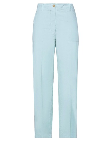 ERIKA CAVALLINI Casual pants Sky blue 100% Cotton