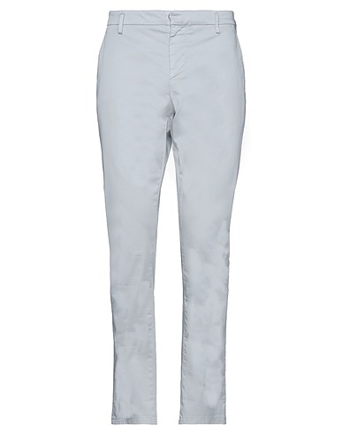 DONDUP Casual trouser Light grey 97% Cotton, 3% Elastane