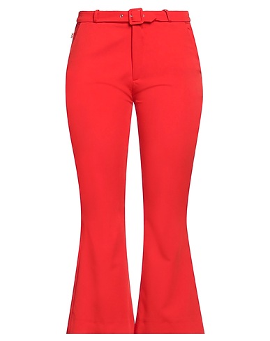 JIJIL Casual pants Red 75% Polyester, 20% Viscose, 5% Elastane