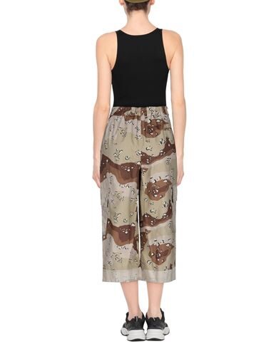 Grazie Woman Pants Sand Size 4 Cotton, Polyamide In Green