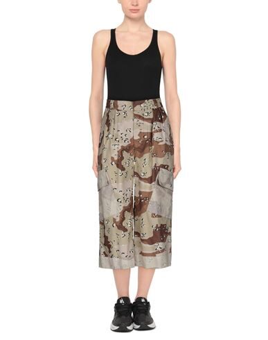 Grazie Woman Pants Sand Size 4 Cotton, Polyamide In Green