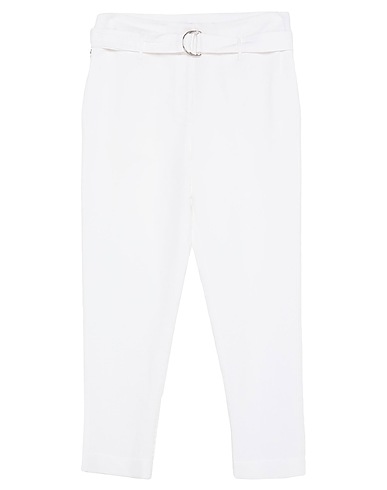 JIJIL Casual pants White 60% Viscose, 40% Linen