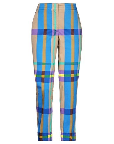 PT Torino Casual trouser Turquoise 98% Cotton, 2% Elastane