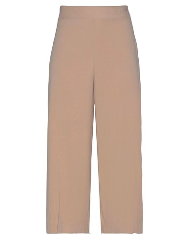 CLIPS MORE Casual trouser Light brown 90% Viscose, 10% Polyester