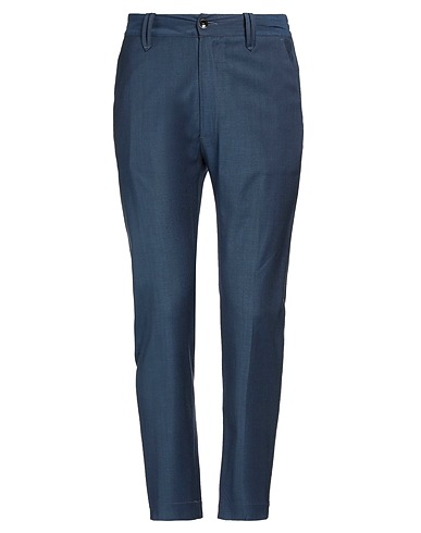 NINE IN THE MORNING Casual trouser Blue 54% Wool, 42% Viscose, 4% Elastane