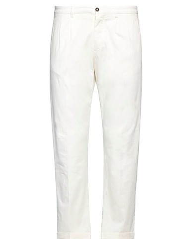 (+) PEOPLE Casual trouser Ivory 97% Cotton, 3% Elastane