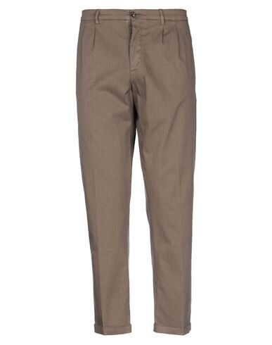 People (+)  Man Pants Cocoa Size 28 Cotton, Elastane In Brown