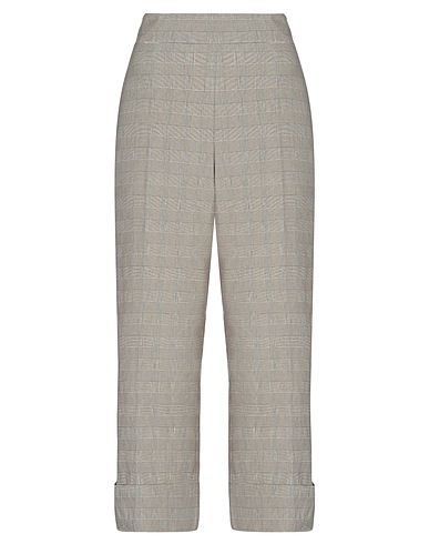D.EXTERIOR Casual pants Khaki 60% Linen, 40% Polyester
