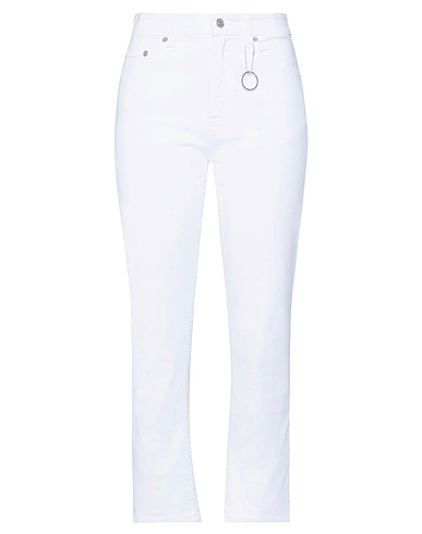 DEPARTMENT 5 Pantalone Bianco 98% Cotone, 2% Elastan