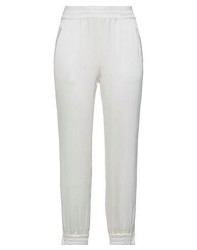 ATOS LOMBARDINI Pantalone Bianco 65% Acetato, 35% Seta