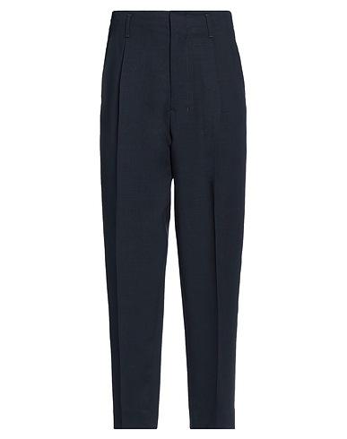 AMI ALEXANDRE MATTIUSSI Casual pants Midnight blue 100% Virgin Wool