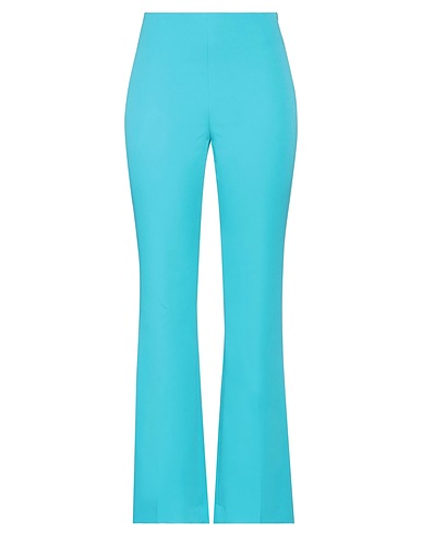 ATOS LOMBARDINI Casual trouser Turquoise 89% Polyester, 11% Rubber