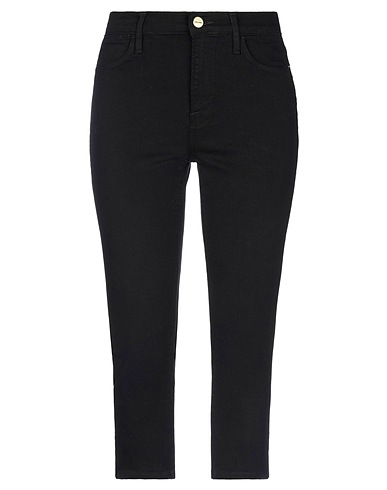 FRAME Casual trouser Black 92% Cotton, 6% Polyester, 2% Elastane