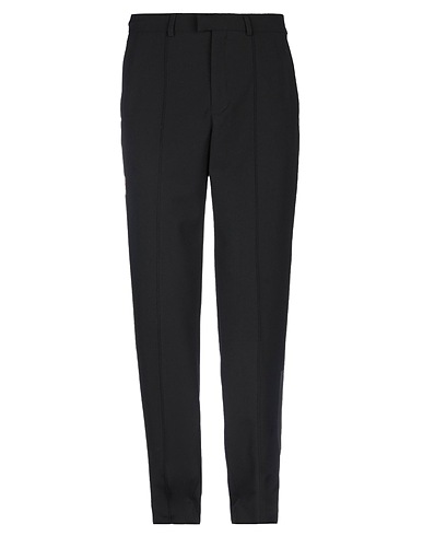 HERON PRESTON Casual trouser Black 55% Polyester, 45% Virgin Wool, Polyurethane