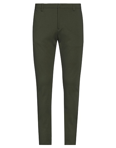 DONDUP Pantalone Verde militare 56% Viscosa, 36% Poliammide, 8% Elastan