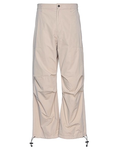 BUSCEMI Casual trouser Beige 54% Polyamide, 46% Cotton, PVC - Polyvinyl chloride