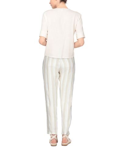 Shop White Sand 88 White Sand Woman Pants Beige Size 1 Linen, Cotton