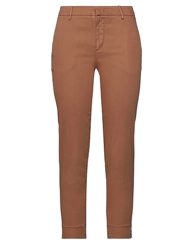 PT Torino Casual pants Brown 56% Cotton, 40% Lyocell, 4% Elastane