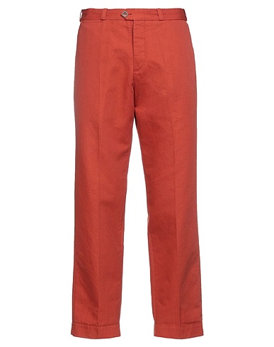 PT Torino Casual pants Rust 81% Cotton, 19% Linen