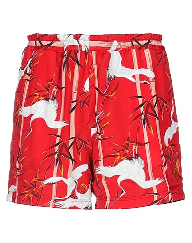 BUSCEMI Shorts & Bermuda Rosso 100% Cotone