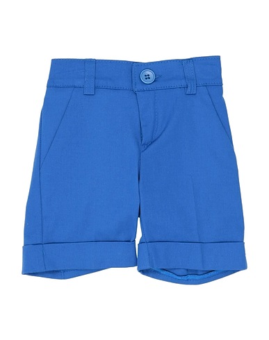 MANUELL & FRANK Shorts & Bermuda Bright blue 98% Cotton, 2% Elastane