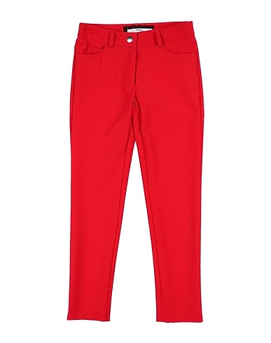 RELISH Casual trouser Red 97% Polyester, 3% Elastic fibres