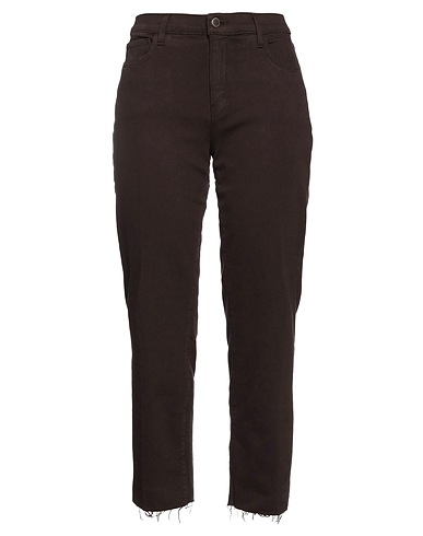 L'AGENCE Casual pants Dark brown 93% Cotton, 6% Polyester, 1% Elastane