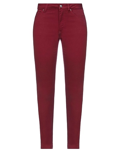 SH by SILVIAN HEACH Casual trouser Burgundy 62% Cotton, 35% Polyester, 3% Elastane