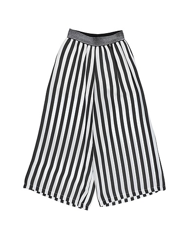 LE VOLIÈRE Casual trouser Black 60% Acrylic, 40% Polyamide