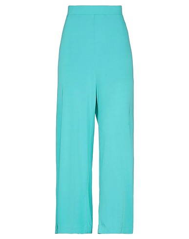 CLIPS Casual trouser Turquoise 72% Viscose, 28% Polyester