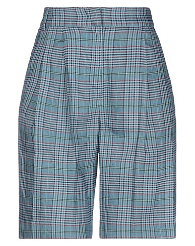 TELA Shorts & Bermuda Slate blue 57% Linen, 40% Viscose, 3% Elastane