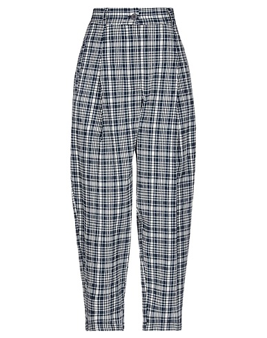 OTTOD'AME Casual trouser Midnight blue 98% Cotton, 2% Elastane