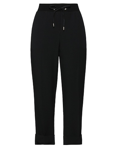 VDP VIA DELLE PERLE Casual trouser CLUB Black 71% Acetate, 29% Viscose, Elastane