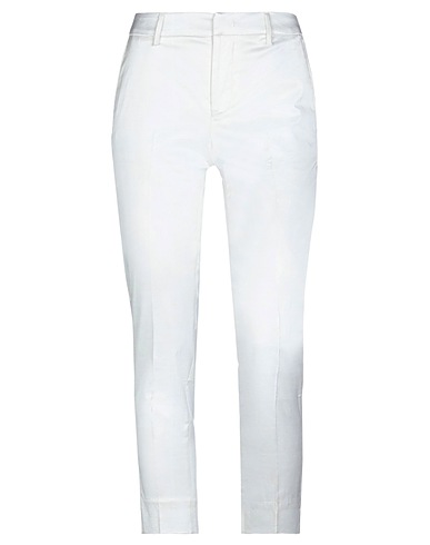 PT Torino Casual trouser White 55% Cotton, 42% Viscose, 3% Elastane