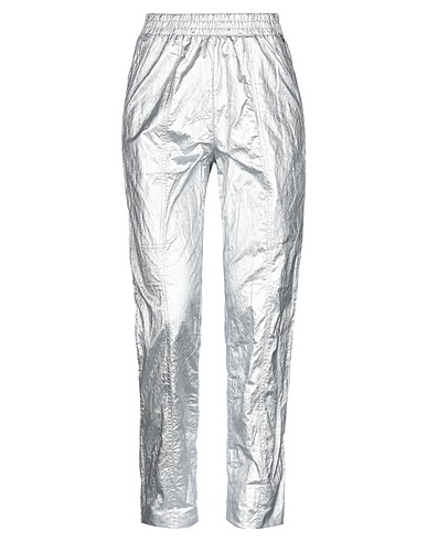TWINSET Hosen Silber 84% Viskose, 11% Metall, 5% Andere Fasern, Polyurethan