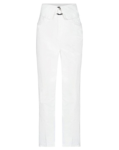 PINKO Casual trouser White 100% Cotton