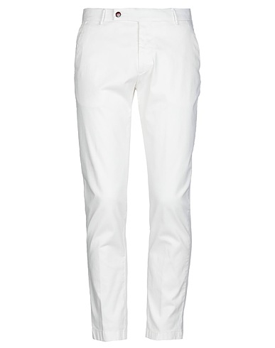 BERWICH Casual pants White 75% Cotton, 22% Lyocell, 3% Elastane